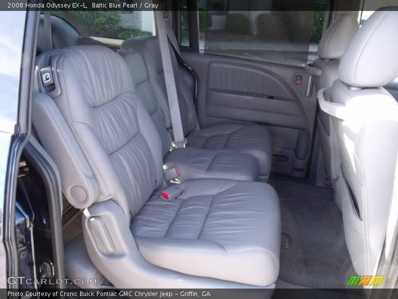 Baltic Blue Pearl / Gray 2008 Honda Odyssey EX-L