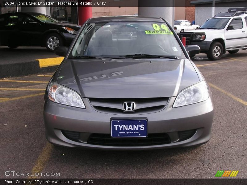 Magnesium Metallic / Gray 2004 Honda Civic LX Sedan