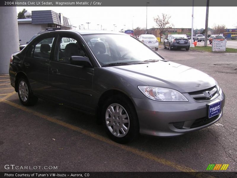 Magnesium Metallic / Gray 2004 Honda Civic LX Sedan