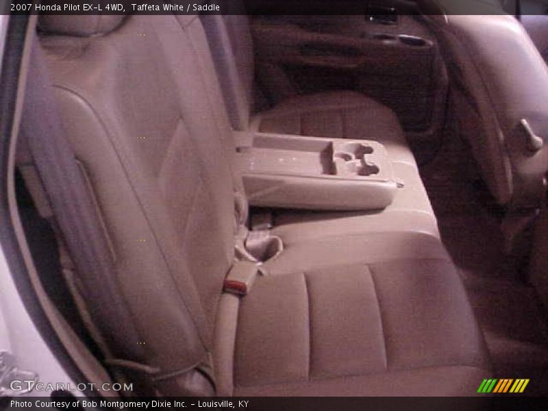 Taffeta White / Saddle 2007 Honda Pilot EX-L 4WD