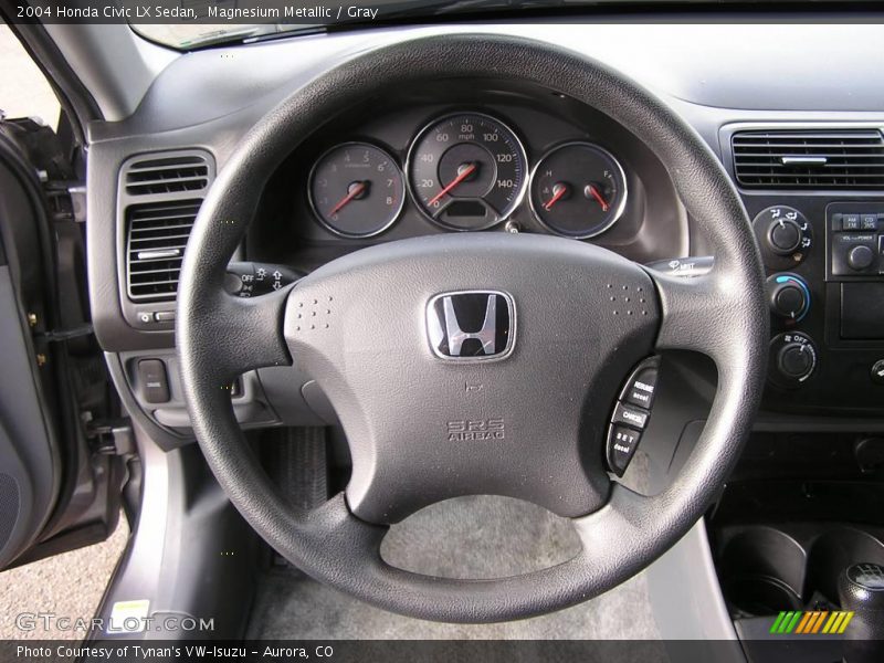 Magnesium Metallic / Gray 2004 Honda Civic LX Sedan