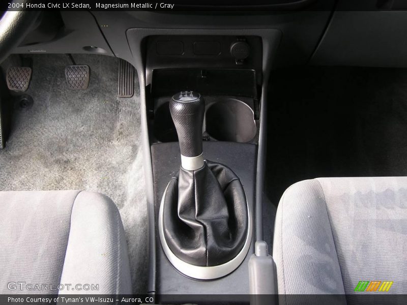 Magnesium Metallic / Gray 2004 Honda Civic LX Sedan