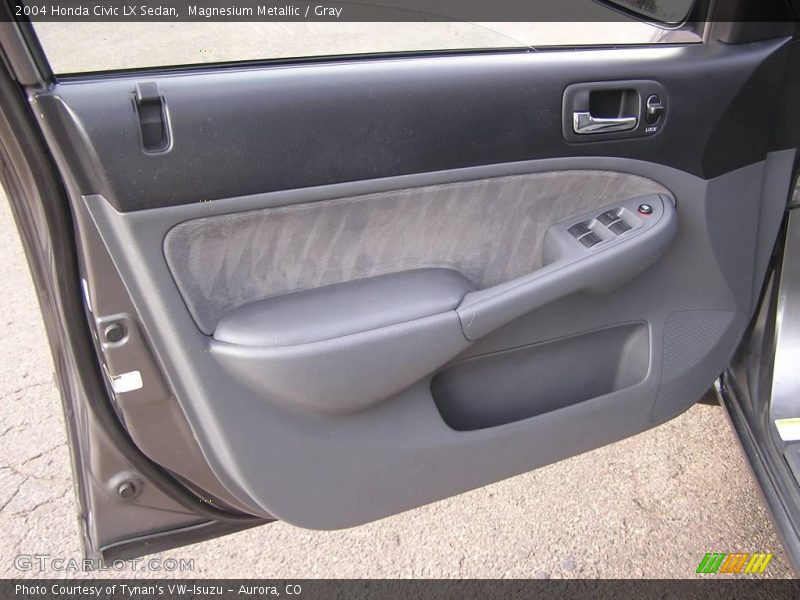 Magnesium Metallic / Gray 2004 Honda Civic LX Sedan