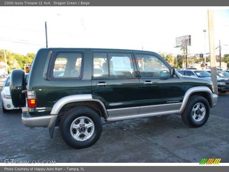 Dragon Green / Beige 2000 Isuzu Trooper LS 4x4