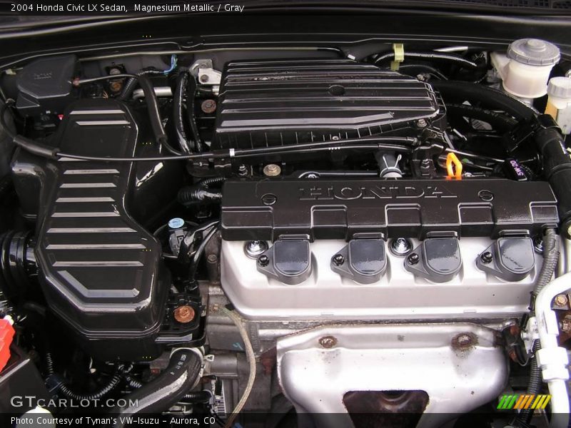 Magnesium Metallic / Gray 2004 Honda Civic LX Sedan