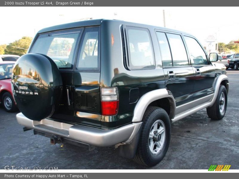 Dragon Green / Beige 2000 Isuzu Trooper LS 4x4