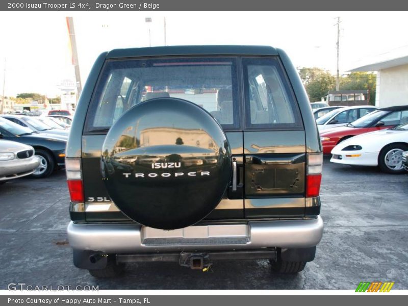 Dragon Green / Beige 2000 Isuzu Trooper LS 4x4