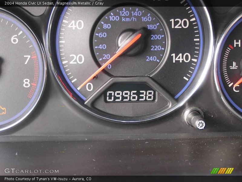 Magnesium Metallic / Gray 2004 Honda Civic LX Sedan