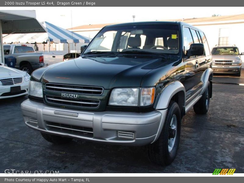 Dragon Green / Beige 2000 Isuzu Trooper LS 4x4