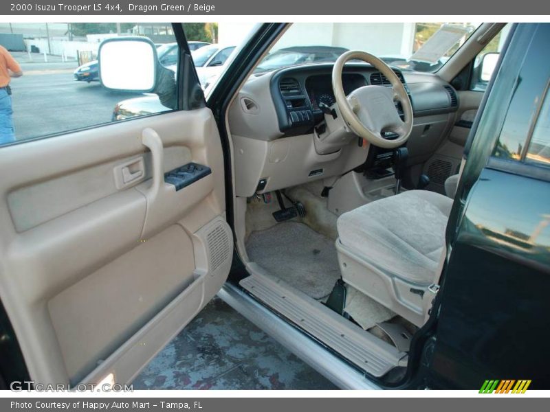 Dragon Green / Beige 2000 Isuzu Trooper LS 4x4