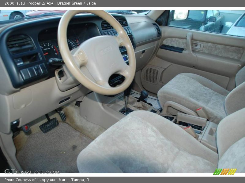 Dragon Green / Beige 2000 Isuzu Trooper LS 4x4