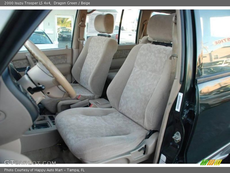 Dragon Green / Beige 2000 Isuzu Trooper LS 4x4