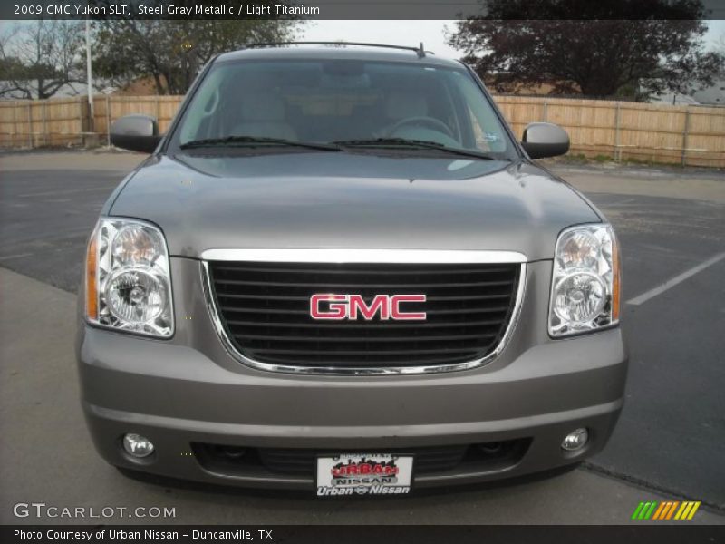 Steel Gray Metallic / Light Titanium 2009 GMC Yukon SLT