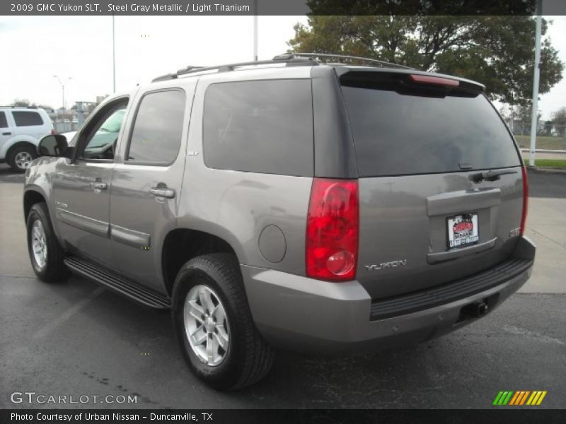 Steel Gray Metallic / Light Titanium 2009 GMC Yukon SLT