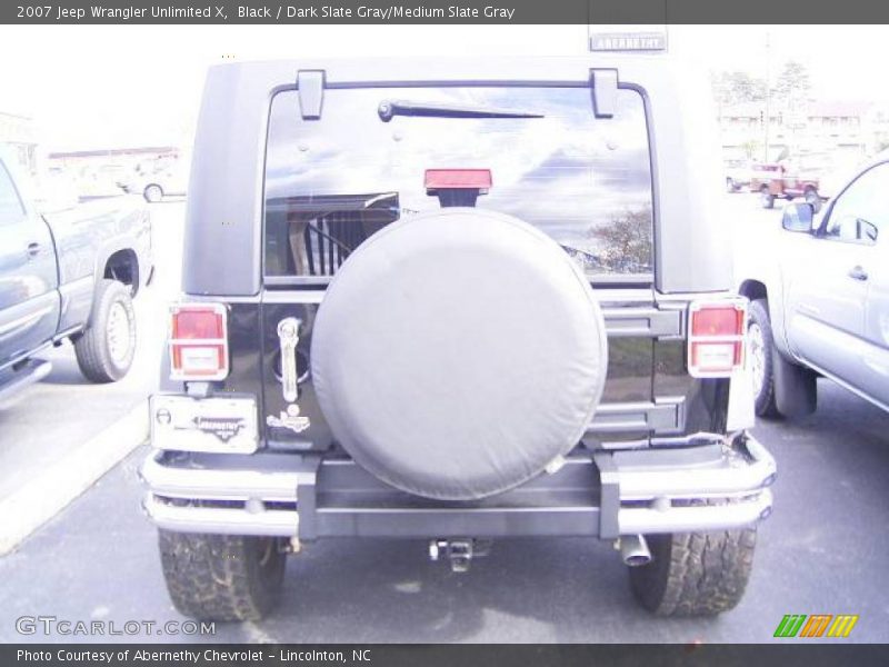 Black / Dark Slate Gray/Medium Slate Gray 2007 Jeep Wrangler Unlimited X
