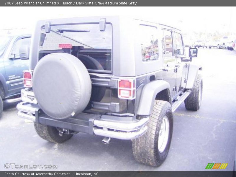 Black / Dark Slate Gray/Medium Slate Gray 2007 Jeep Wrangler Unlimited X