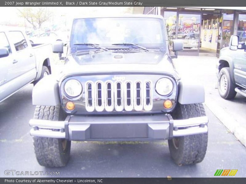 Black / Dark Slate Gray/Medium Slate Gray 2007 Jeep Wrangler Unlimited X