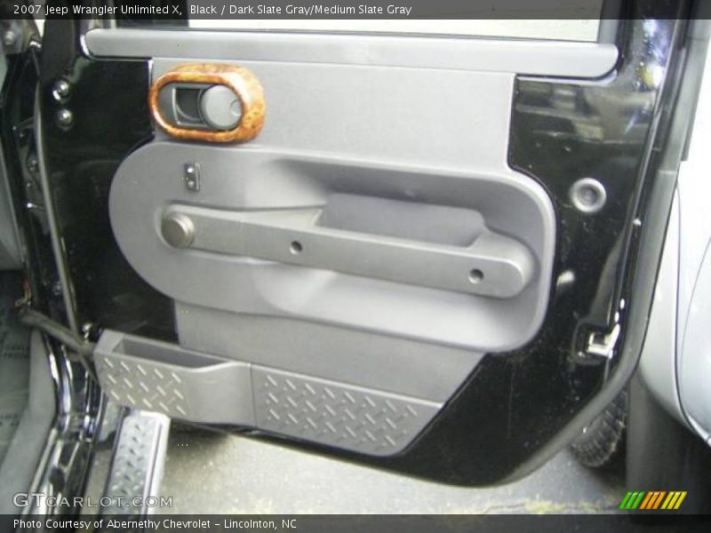 Black / Dark Slate Gray/Medium Slate Gray 2007 Jeep Wrangler Unlimited X