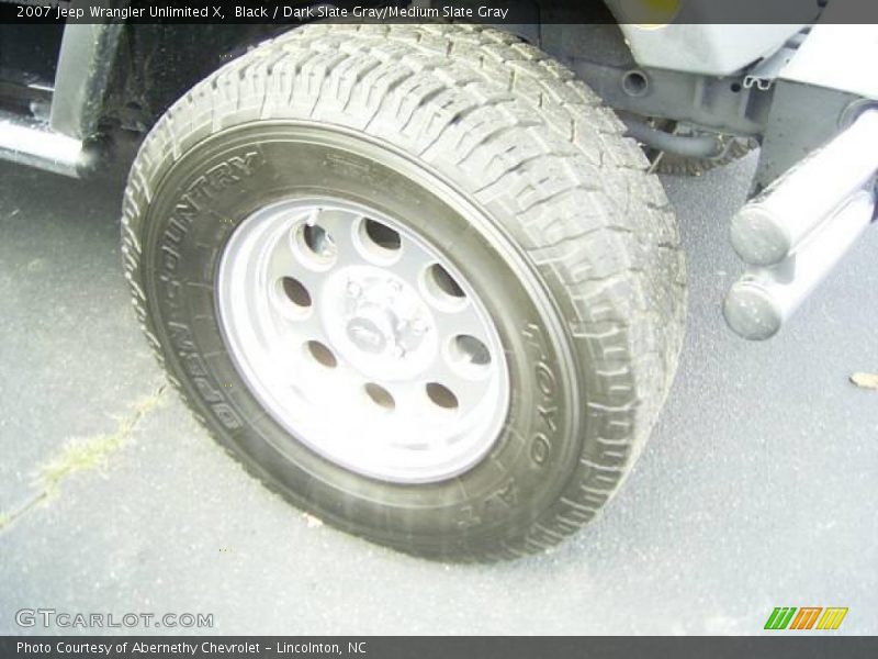 Black / Dark Slate Gray/Medium Slate Gray 2007 Jeep Wrangler Unlimited X