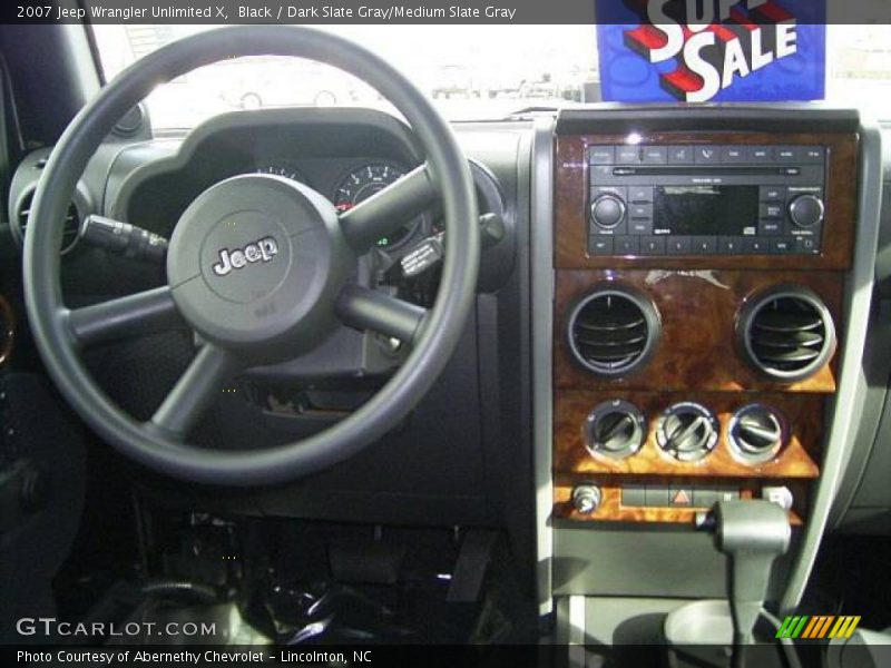 Black / Dark Slate Gray/Medium Slate Gray 2007 Jeep Wrangler Unlimited X