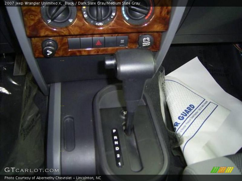 Black / Dark Slate Gray/Medium Slate Gray 2007 Jeep Wrangler Unlimited X