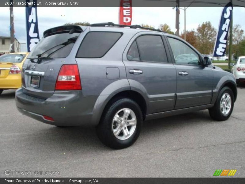 Alpine Gray / Gray 2007 Kia Sorento EX