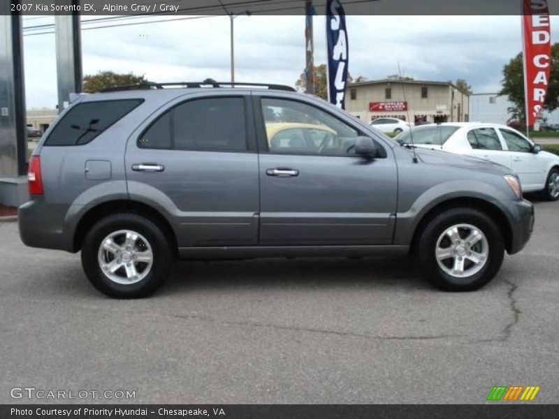 Alpine Gray / Gray 2007 Kia Sorento EX