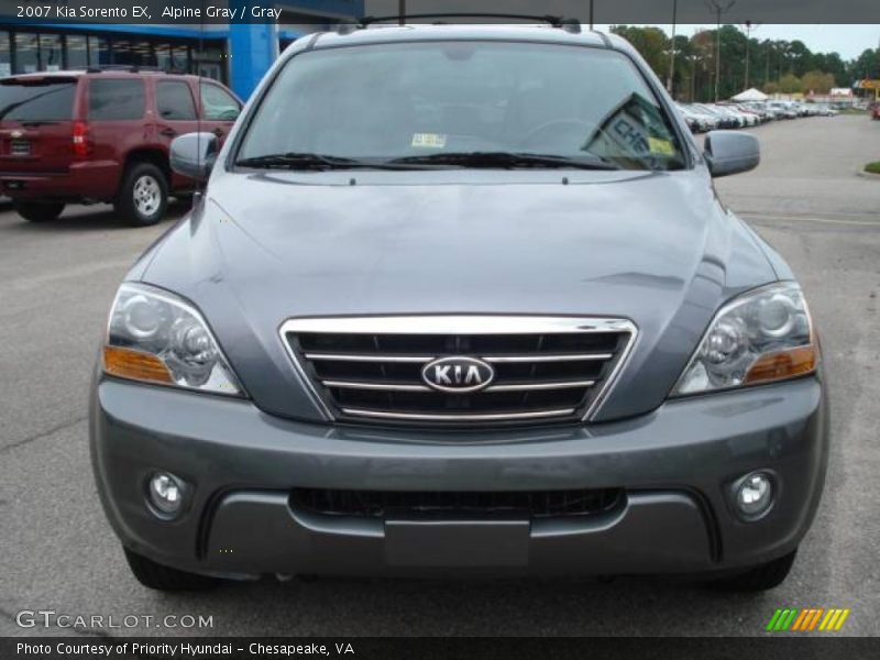 Alpine Gray / Gray 2007 Kia Sorento EX