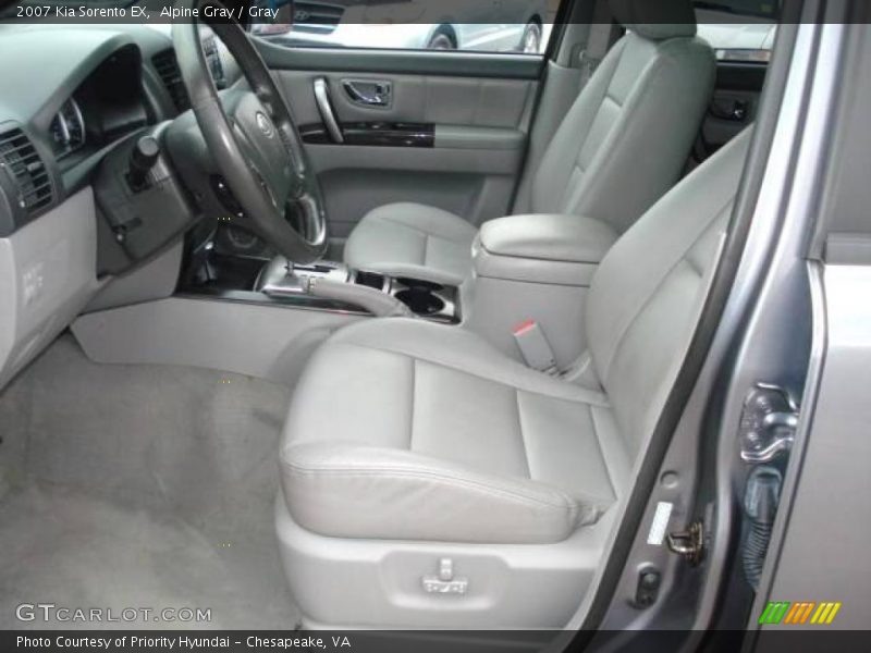 Alpine Gray / Gray 2007 Kia Sorento EX