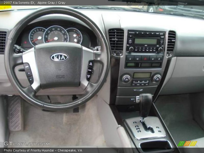 Alpine Gray / Gray 2007 Kia Sorento EX