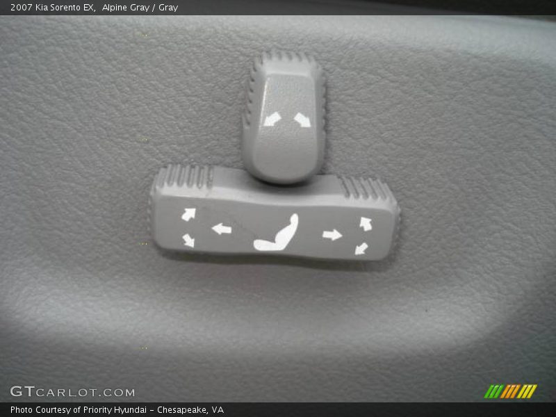 Alpine Gray / Gray 2007 Kia Sorento EX