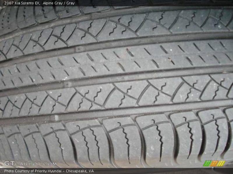 Alpine Gray / Gray 2007 Kia Sorento EX