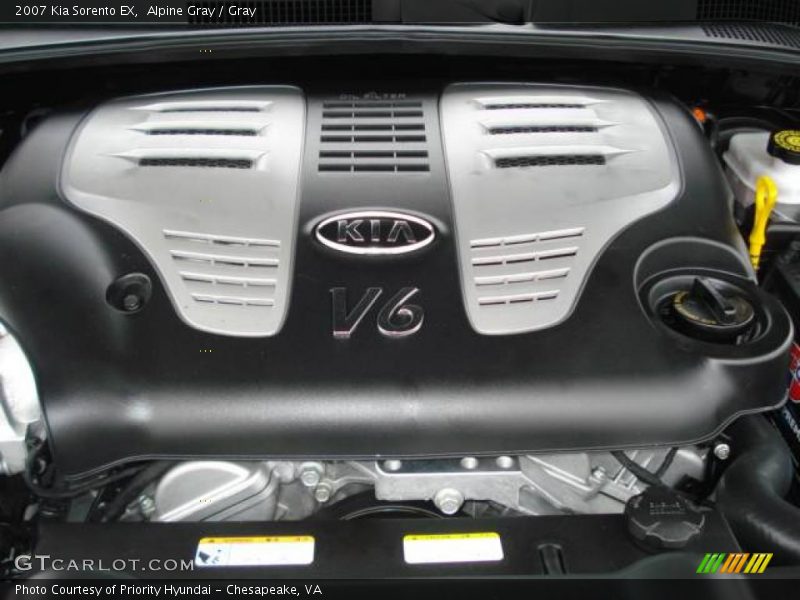 Alpine Gray / Gray 2007 Kia Sorento EX