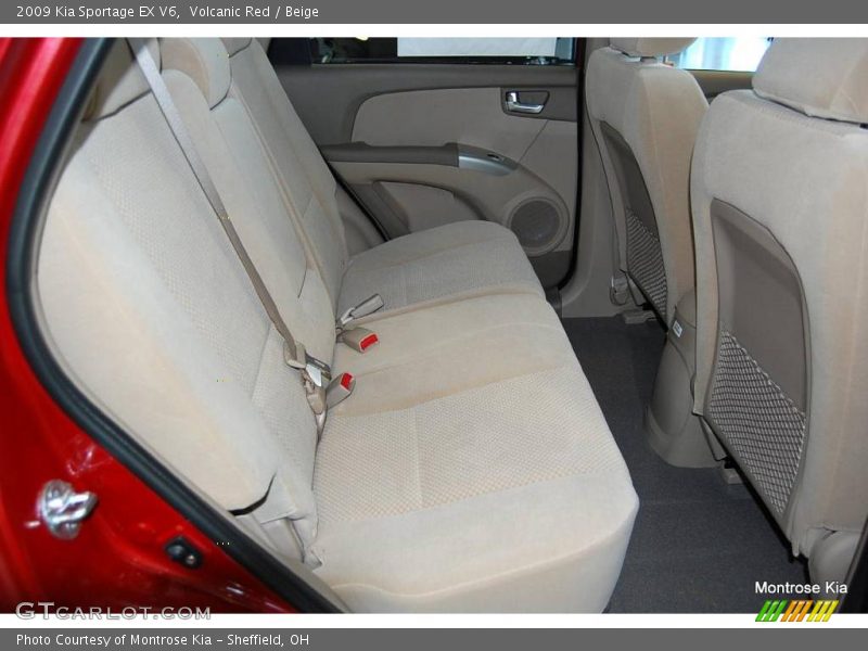 Volcanic Red / Beige 2009 Kia Sportage EX V6