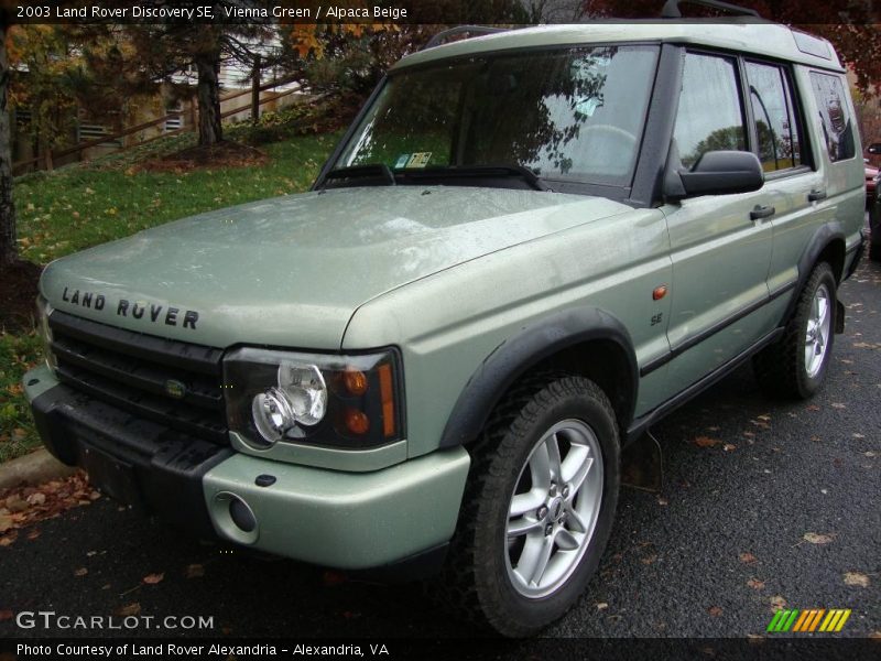 Vienna Green / Alpaca Beige 2003 Land Rover Discovery SE