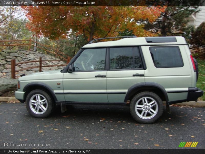 Vienna Green / Alpaca Beige 2003 Land Rover Discovery SE