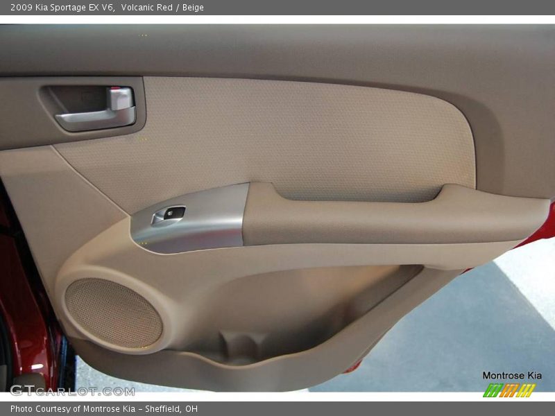 Volcanic Red / Beige 2009 Kia Sportage EX V6