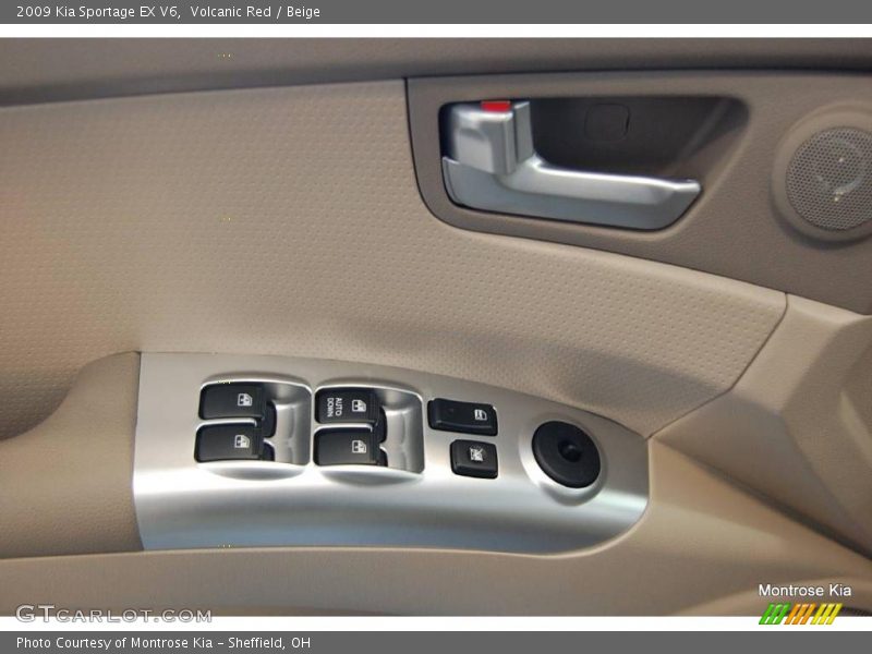 Volcanic Red / Beige 2009 Kia Sportage EX V6