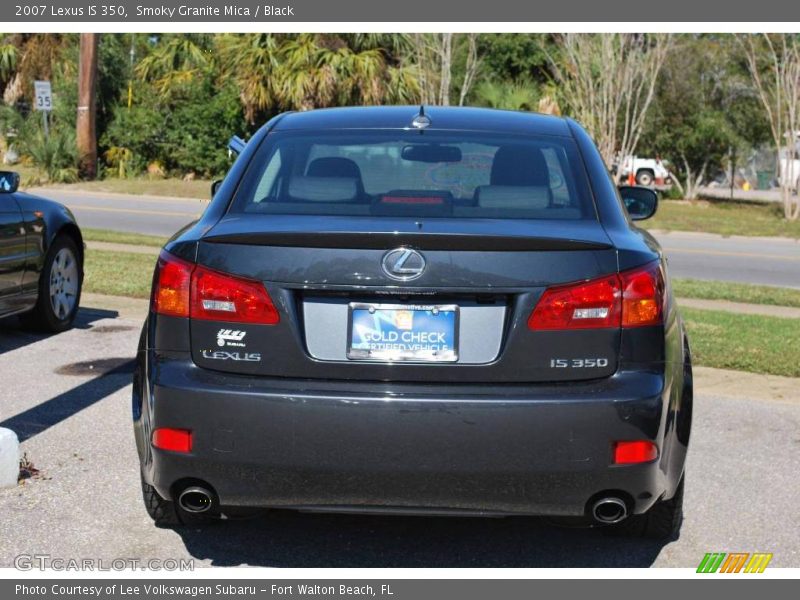 Smoky Granite Mica / Black 2007 Lexus IS 350