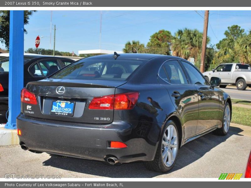 Smoky Granite Mica / Black 2007 Lexus IS 350