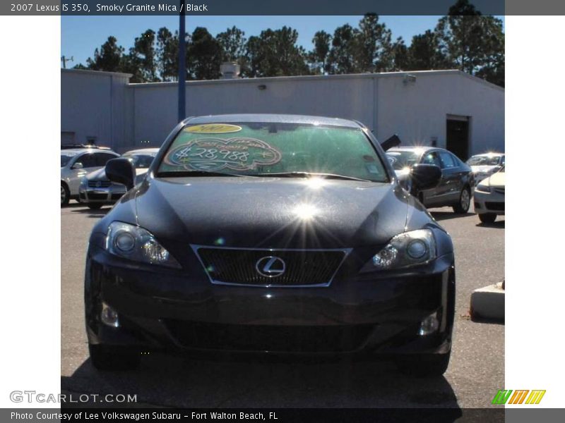 Smoky Granite Mica / Black 2007 Lexus IS 350