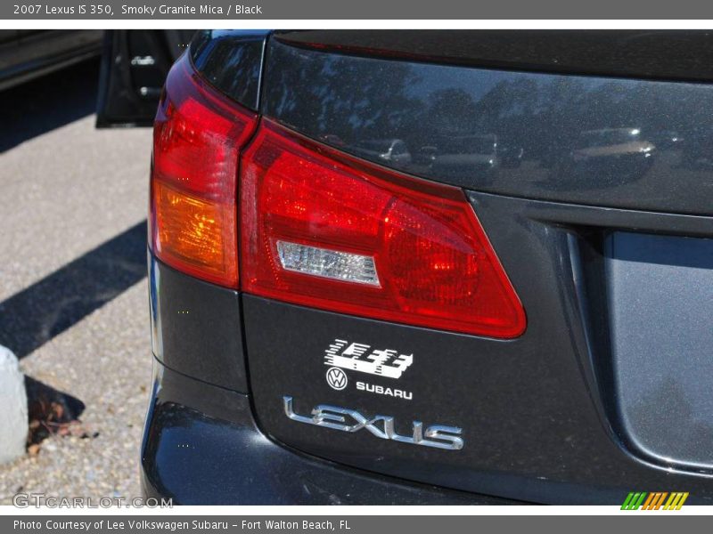 Smoky Granite Mica / Black 2007 Lexus IS 350