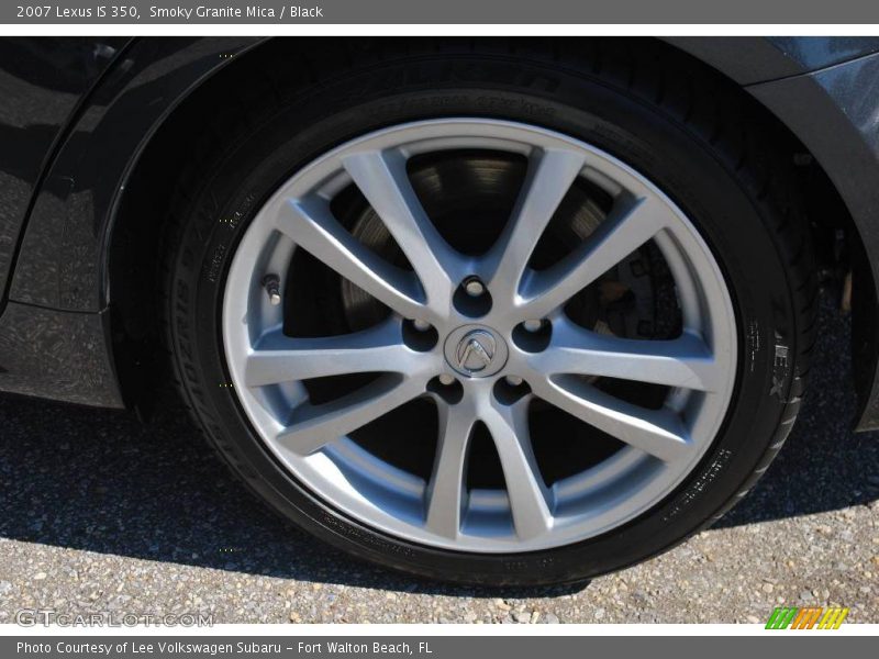 Smoky Granite Mica / Black 2007 Lexus IS 350