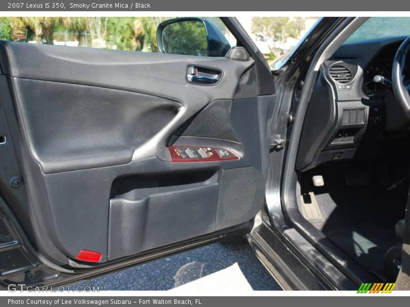 Smoky Granite Mica / Black 2007 Lexus IS 350
