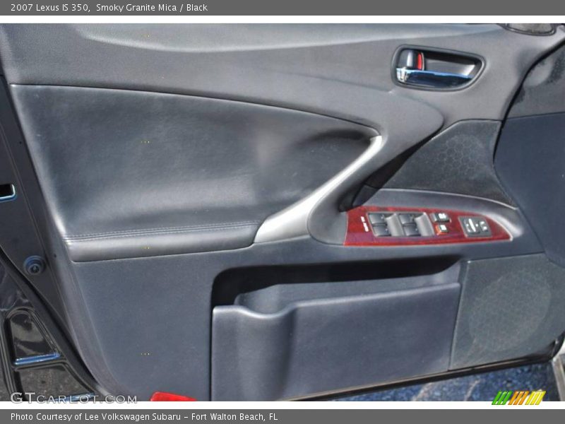 Smoky Granite Mica / Black 2007 Lexus IS 350