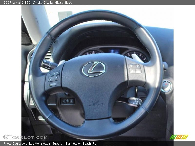 Smoky Granite Mica / Black 2007 Lexus IS 350