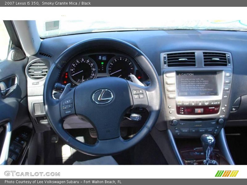 Smoky Granite Mica / Black 2007 Lexus IS 350