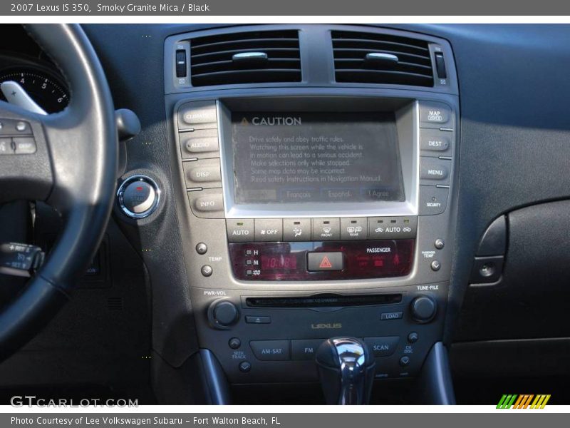 Smoky Granite Mica / Black 2007 Lexus IS 350
