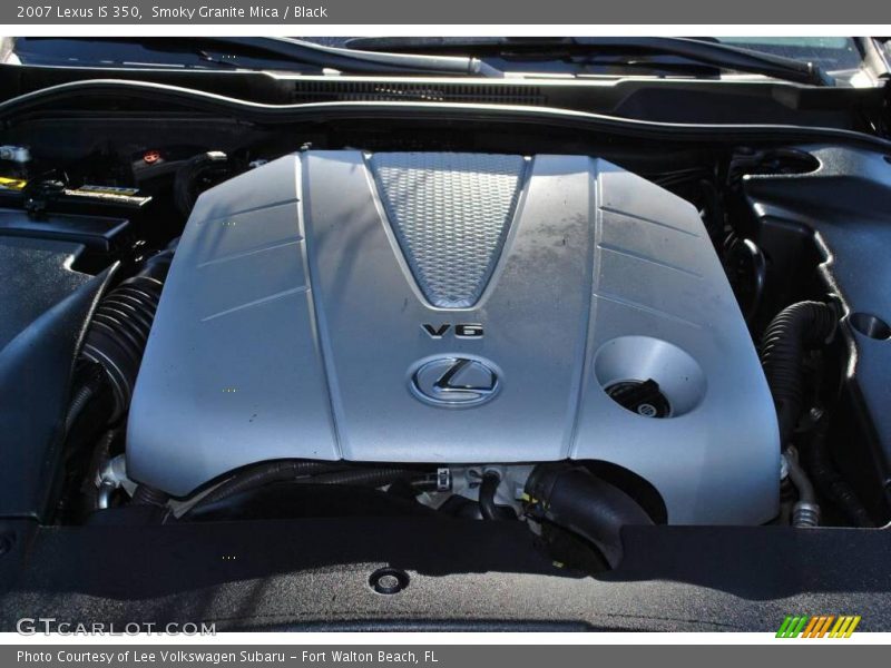 Smoky Granite Mica / Black 2007 Lexus IS 350