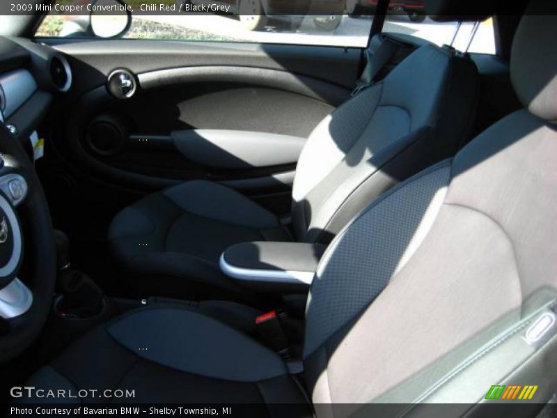 Chili Red / Black/Grey 2009 Mini Cooper Convertible